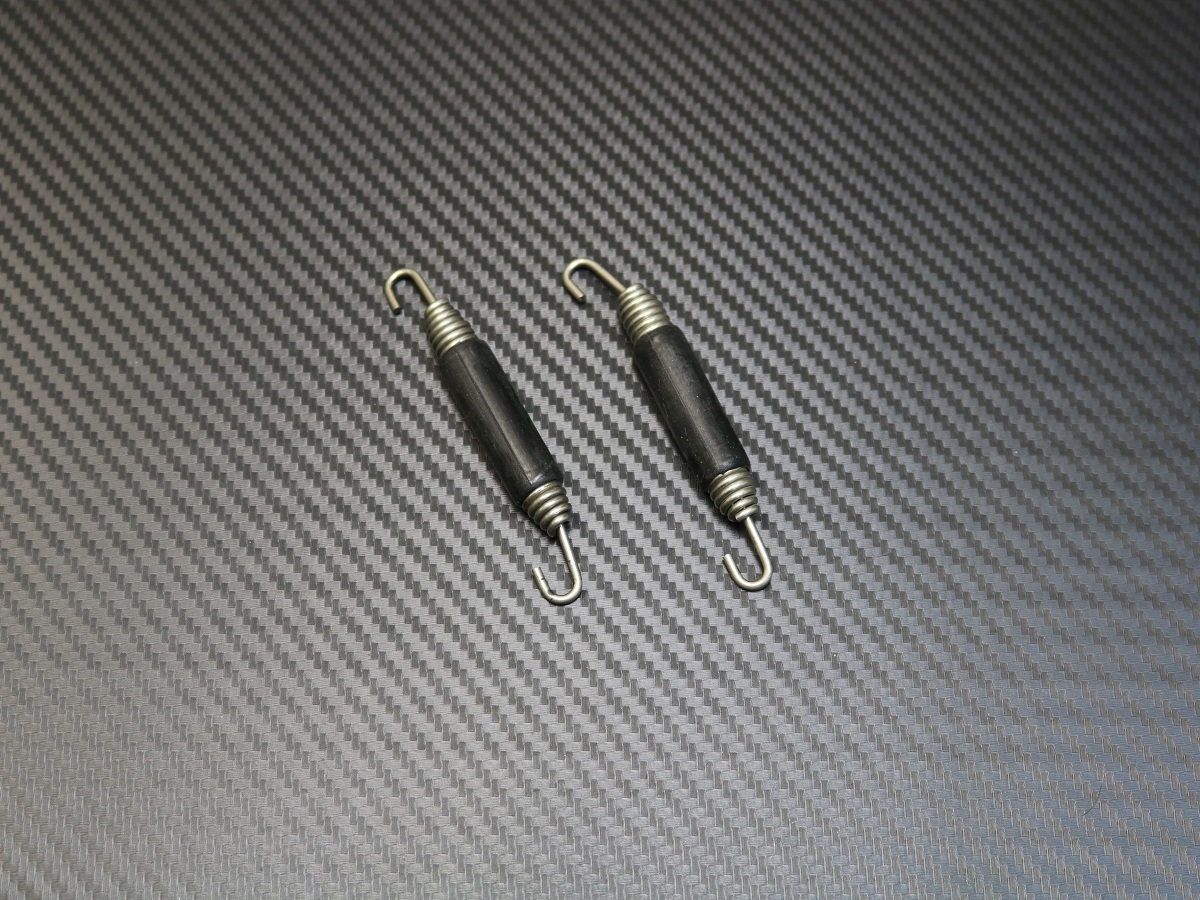 マフラースプリング63（両端フリータイプ　ラバー付き）2本組の製品写真
